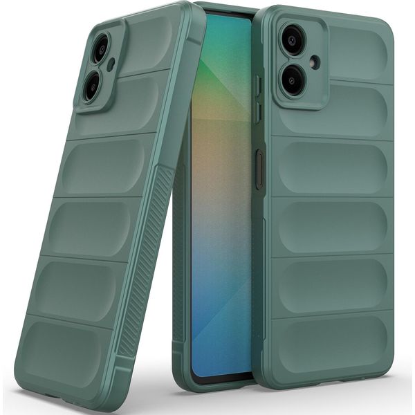 Custodia Per Samsung Galaxy A06 Custodia Protettiva In Silicone Tpu Morbido Antiurto Verde-image