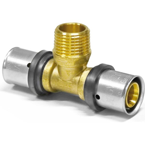 Pipetec Pressa A T Per Tubo Multistrato In Alluminio 26 X 3 Mm - 1/2" Ag - 26 X 3 Mm : 26 X 3 - 1/2 Inch - 26 X 3 Mm Dimensioni: 26 X 3 - 1/2 Inch - 26 X 3 Mm"-image