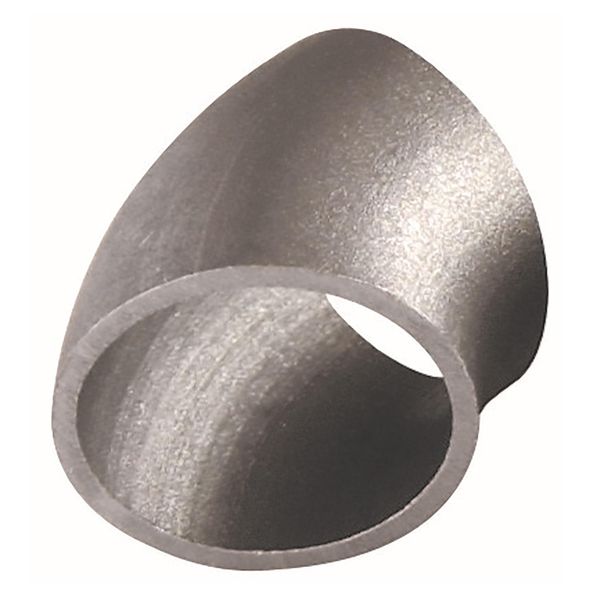 Gomito A Saldare 45 Gradi Corto 42,4 Mm 1 1/4 Di Pollice Dn 32 Nero-image