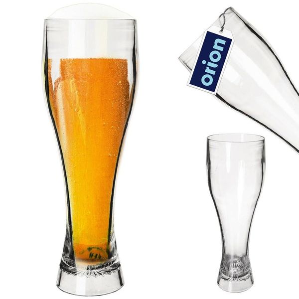 Orion Bicchiere Da Birra Boccale Da Birra Bicchiere Per Birra In Plastica Infrangibile 600 Ml-image