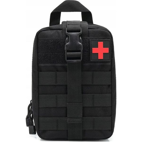 Kit Di Pronto Soccorso Militare Tattico Molle Nero Grande Ifak Paddler-image