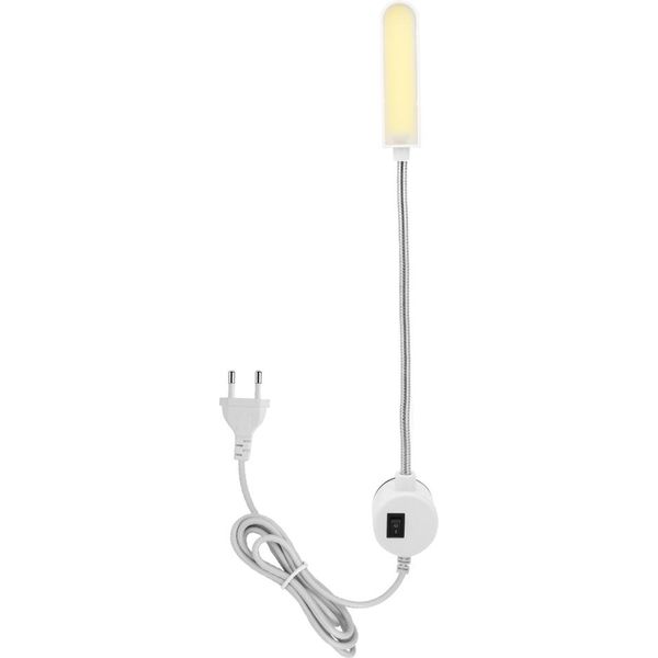 Lampada Da Tavolo A Collo D'oca Con Interruttore A Pedale Magnetico Per Macchine Da Cucire A Led-image