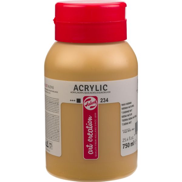 Talens Art Creation Flacone Di Colore Acrilico 750 Ml Siena Natur 234-image