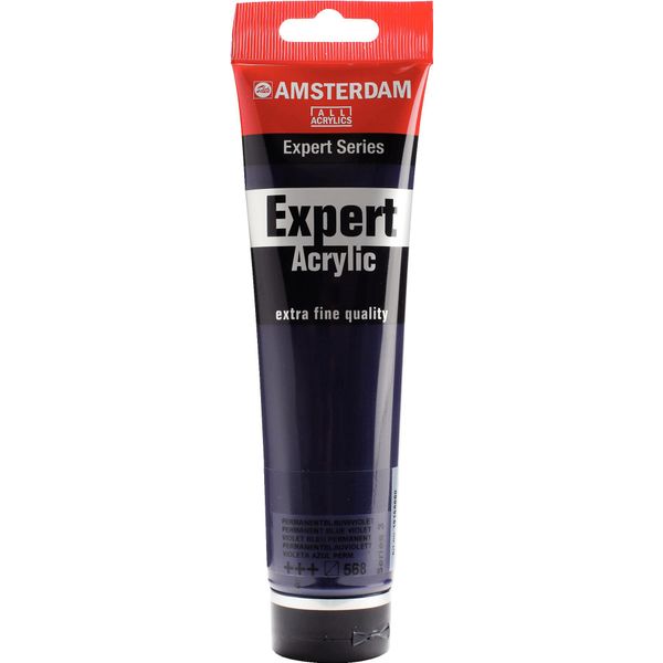 Amsterdam Serie Expert Tubo Di Vernice Acrilica 150 Ml Blu Permanente Viola 568-image