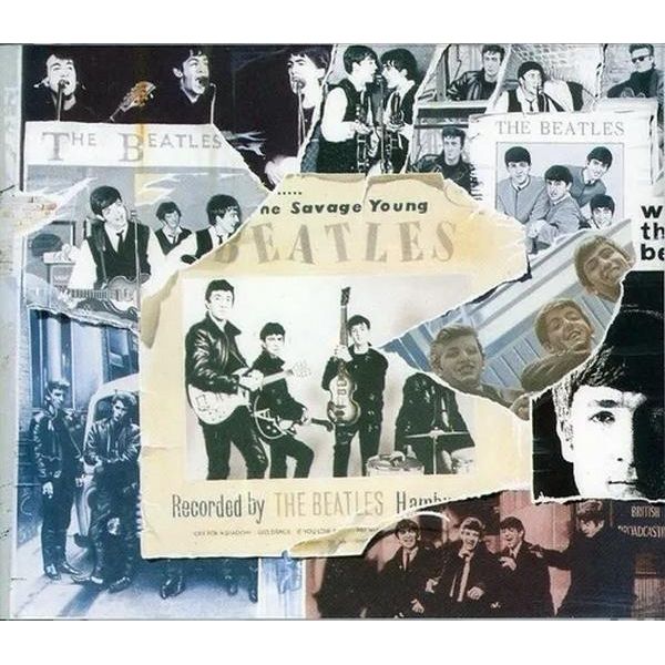 The Beatles - Album - Biglietto D'auguri "Anthology 1"" - Cartoncino RO11888 (Formato Unico) (Nero/Bianco)"-image