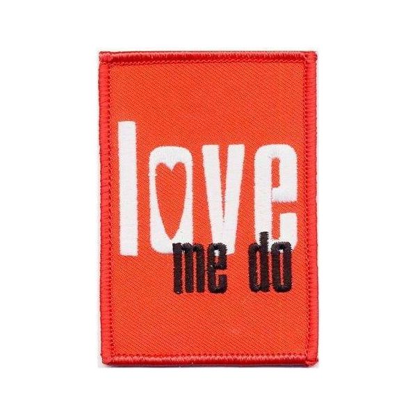 The Beatles - Toppa Da Stirare "Love Me Do"", Tessuto RO11891 (Taglia Unica) (Rosso/Bianco/Nero)"-image