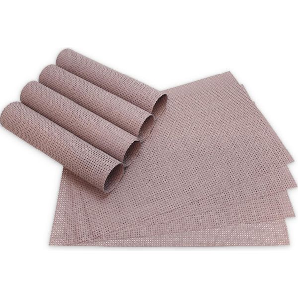 Set Di 8 Tovagliette Elegance Rosa Antico Come Tovagliette Da Tavola-image