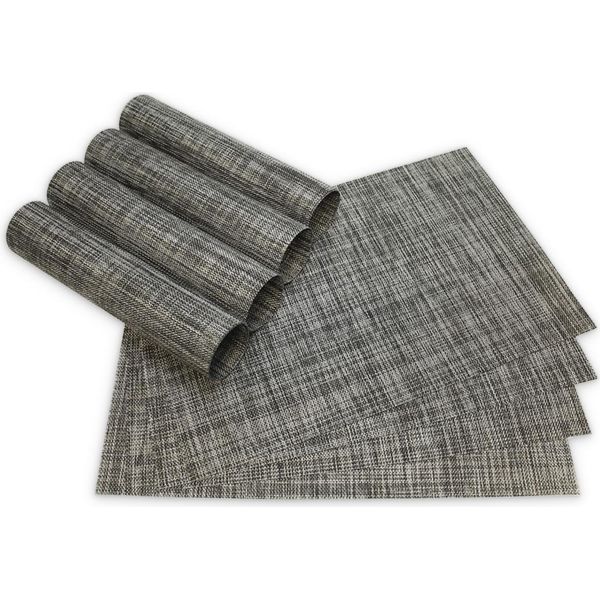 Tovagliette Elegance Set Di 8 Grigio Come Tovagliette Da Tavola-image