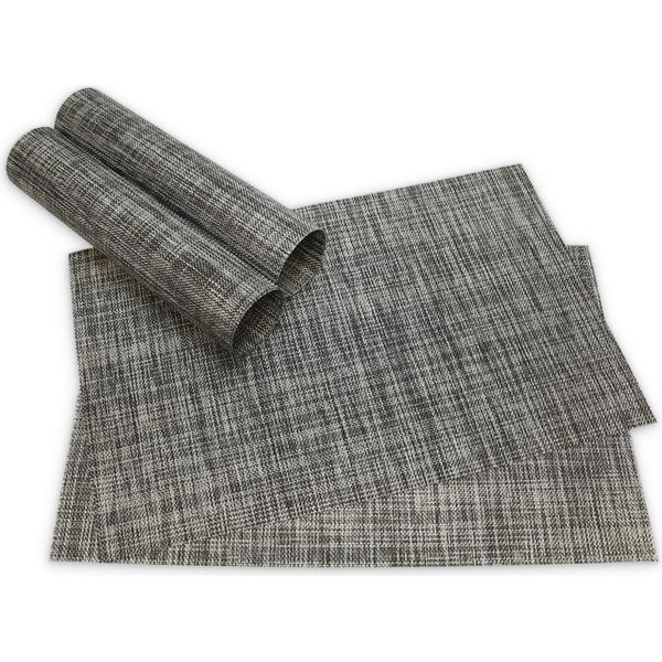 Tovagliette Elegance Set Di 4 Grigio Come Tovagliette Da Tavola-image