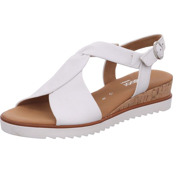 Gabor Comfort Scarpe Da Donna Sandali Alti Bianchi Per Il Tempo Libero, Misura Delle Scarpe: Eur 42.5 | Uk 8.5-image