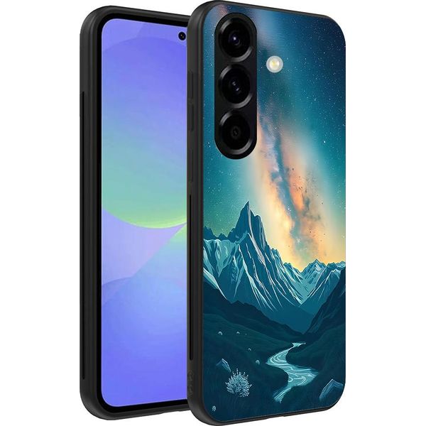 Smartphonica Custodia Per Telefono Adatta A Samsung Galaxy A36 Con Impronta Di Cielo Stellato - Custodia Backcover In Tpu Con Design Spaziale E A Forma Di Via Lattea-image