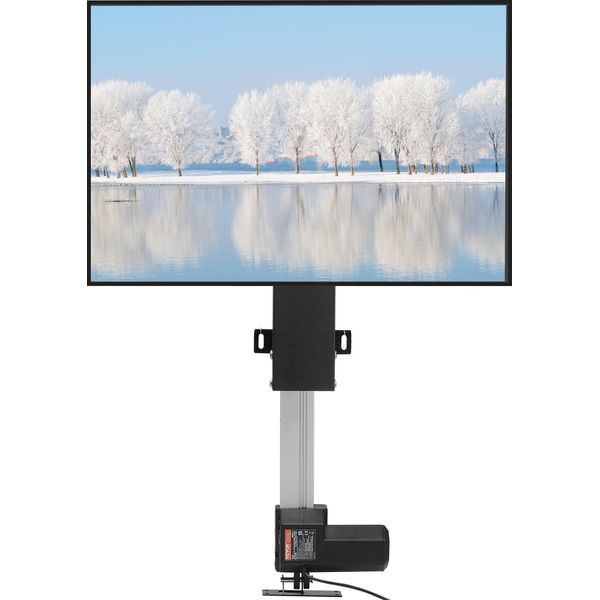 Supporto Tv Per Tv Lcd Led Plasma, Supporto Tv Automatico, Sollevatore Per Tv, Staffa Di Sollevamento Tv Altezza Da 107,4 A 187,2 Cm, Regolabile In Altezza E Stabile Max. 60 Kg-image