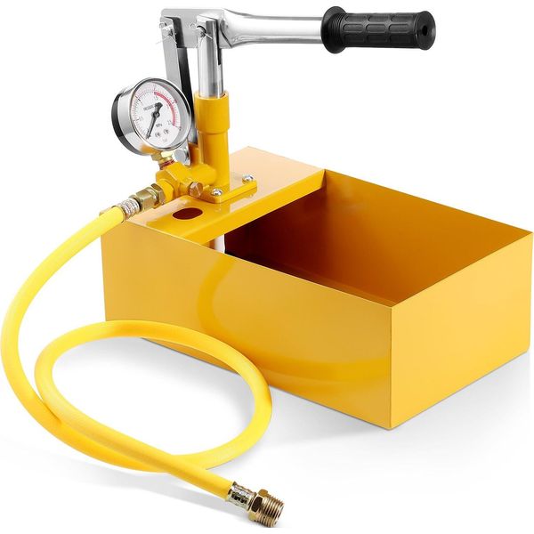 Pompa A Pressione, Max. 25 Bar, Set Di Pompe Di Riempimento Con Valvola Individuale E Manometro, Serbatoio Dell'acqua Da 5 Litri, Tubo Flessibile Da 1 M Con Attacco Per Tubi Con Filettatura Esterna Da 1/2 Pollice-image