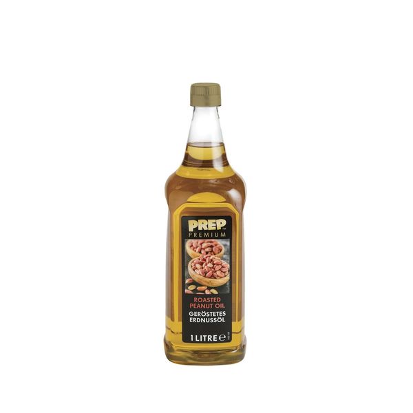 Prep Premium - Olio Di Arachidi Tostate, 1 X 1000 Ml Pet, Sapore Intenso Di Arachidi, Olio A Calore Molto Elevato Per Friggere, Condire O Friggere-image