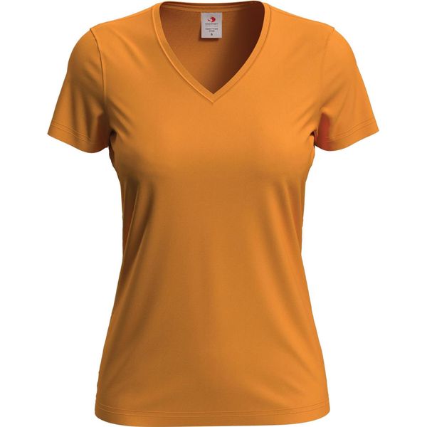 Stedman Maglietta Donna Classica Con Scollo A V AB279 (Xl) (Arancione)-image