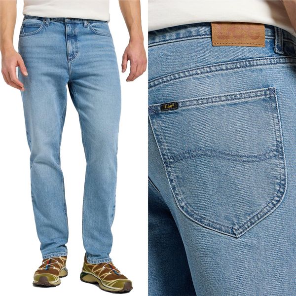 Lee Herren, Jeanshosen, Regular Fit Austin, W30 L34, Blau, Jeans, Baggyjeans, Buggy-image