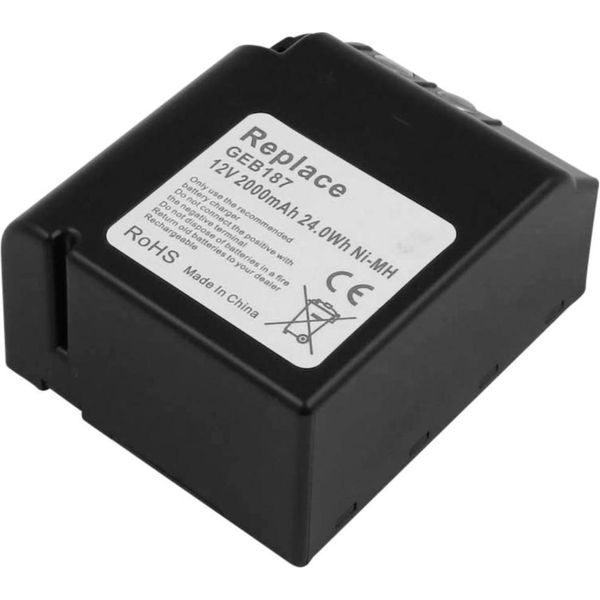 Avizar, Leica GEB187 Station Total Batteria Ricaricabile 12 V 2000 Mah Nimh, Nero-image