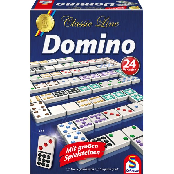 Schmidt 49207 Schmidt Domino Classic Line Geschicklichkeitsspiel-image