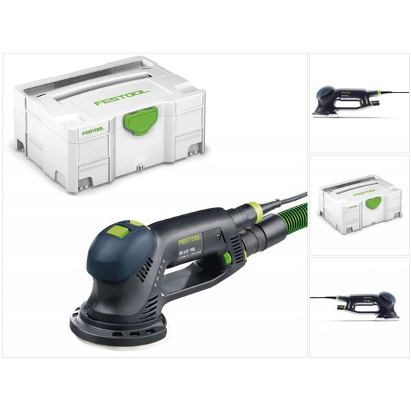 Festool Ro 125 Feq-Plus Rotex Levigatrice Eccentrica Con Cambio ( 571779 ) 500 W, Corsa 3,6 Mm Nel Systainer-image