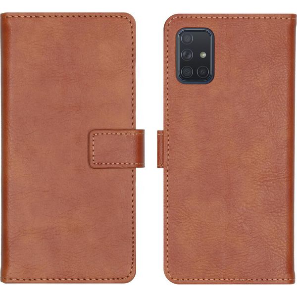 Custodia Per Cellulare Imoshion Per Samsung Galaxy A71 - Cover Flip A Libro - Marrone-image