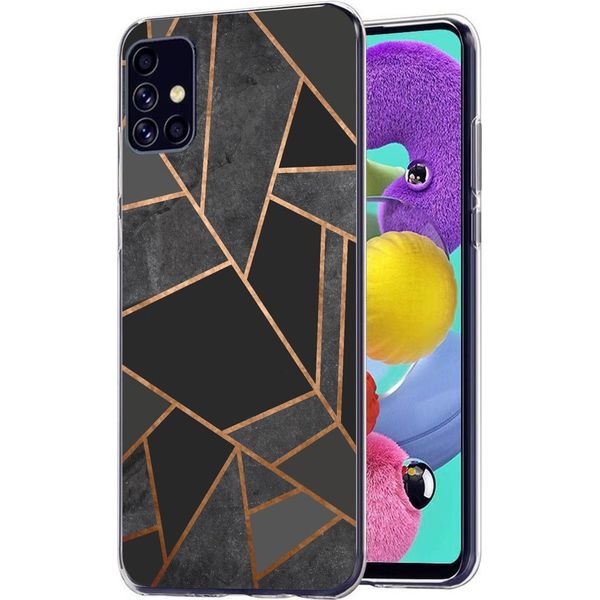 Samsung Galaxy A51 Cover - Silicone - Imoshion Custodia Morbida/Copertura Posteriore - Nero-image