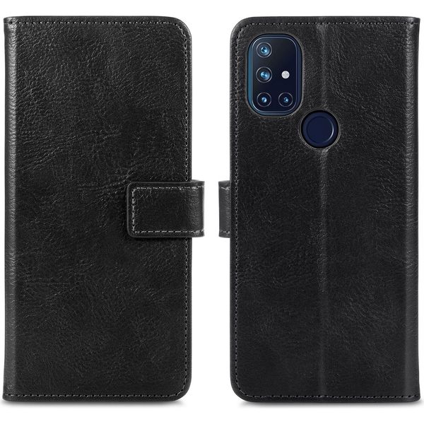 Cover Per Cellulare Imoshion Per Oneplus Nord N100 - Flip Cover Libreria Flip - Nero-image