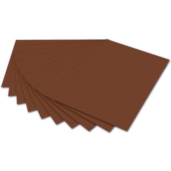 50X Folia 6145085 Cartoncino Fotografico - A4, Marrone Cioccolato-image