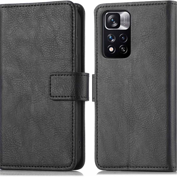 Imoshion Cover Per Telefoni Cellulari Per Xiaomi Redmi Note 11 Pro - Flip Cover Bookcase Flip - Nero-image