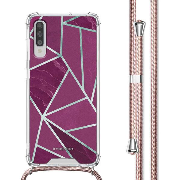 Custodia Samsung Galaxy A70 - Plastica - Imoshion Custodia Morbida/Manicotto Con Cinturino/Copertura Posteriore - Colorata-image