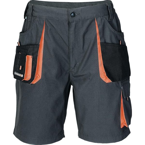 Pantaloncini Da Uomo Taglia 52 Grigio Scuro/Nero/Arancio Terratrend-image