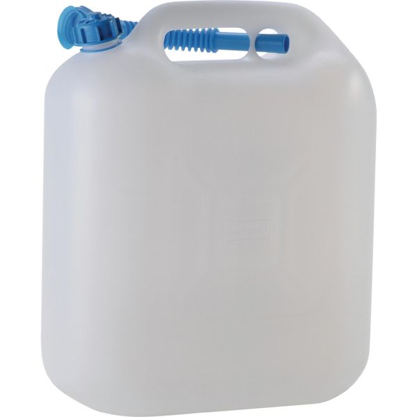 Tanica Per Acqua 22L HD-PE Con Tubo Di Uscita H440Xl370Xd190Mm HÜNersdorff-image