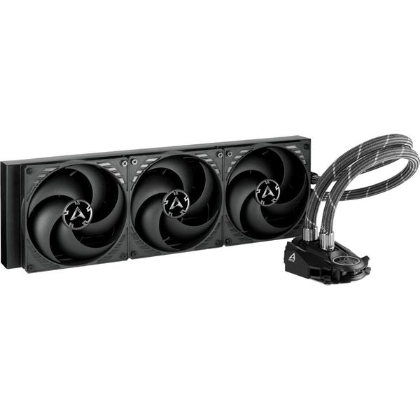 Arctic Liquid Freezer Ii - 420 - Raffreddatore Ad Acqua Per Cpu Multi-Compatibile - Raffreddatore A Liquido All-In-One - 14 Cm - 72,8 Cfm - Nero-image
