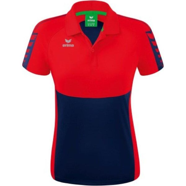 Erima Six Wings Polo Donna - New Navy / Red-image