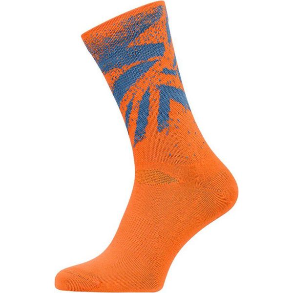 Calze Silvini Nereto UA1808 Sopra La Caviglia Arancio-Blu Taglia 36-38 3121-UA1808-60302-image
