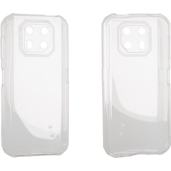 Caseroxx Custodia Protettiva In Tpu Compatibile Con Ulefone Armor 22, Custodia Per Cellulare In Gomma Trasparente-image