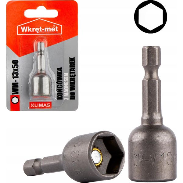 Klimas Presa M8 Adattatore Magnetico Presa Hex Presa 6 X 50 Mm-image