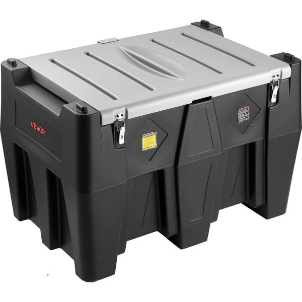 Vevor Serbatoio Portatile Per Gasolio, Capacità 484,5 L E Portata 45 L/Min, Serbatoio Per Gasolio Con Pompa Di Trasferimento Da 12 V E Tubo In Gomma Da 4 M, Serbatoi Di Trasferimento Per Gasolio Per Il Trasporto Di Carburante, Nero-image