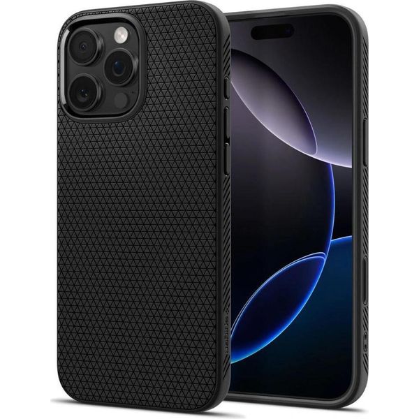 Spigen Spigen Liquid Air T (Magfit) Custodia Per Iphone 16 Pro Nero Opaco-image