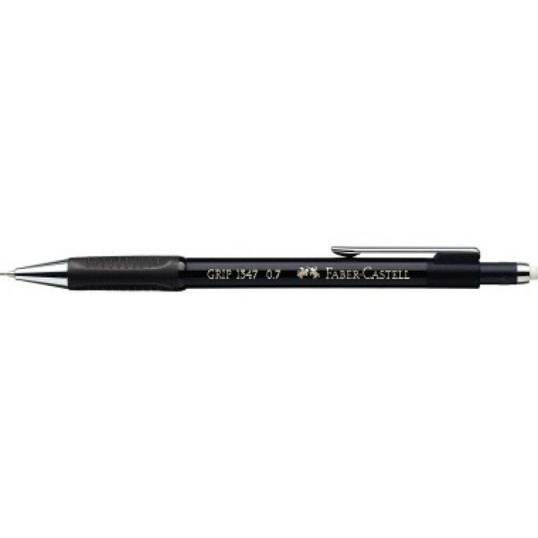 Faber-Castell 134799 Matita Meccanica Grip 1347 - 0,7 Mm, B, Nero Metallizzato-image