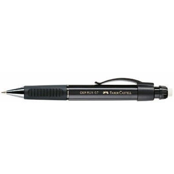Faber-Castell 130733 Matita Meccanica Grip Plus - 0,7 Mm, B, Nero Metallizzato-image