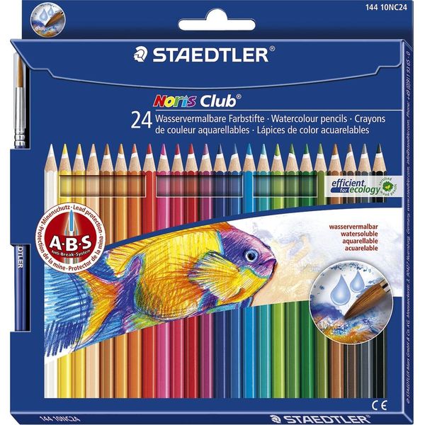 Staedtler Astuccio In Cartone Matita Colorata Noris Aqua 24ST-image