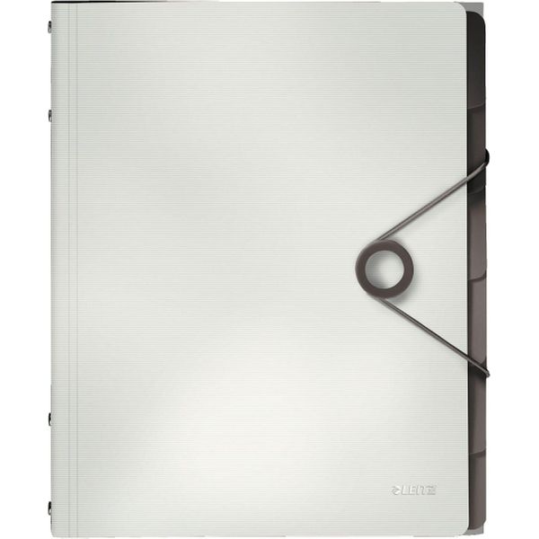 Cartella Organizzativa Leitz Solid, Din A4, Pp, 6 Scomparti, Bianco-image