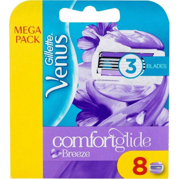 Gillette - Venus Comfort Glide Breeze ( 8 Pcs ) - Replacement Shaving Head-image