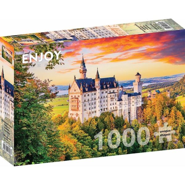 Enjoy Puzzle Castello Di Neuschwanstein In Autunno, Germania 1000 Pezzi-image