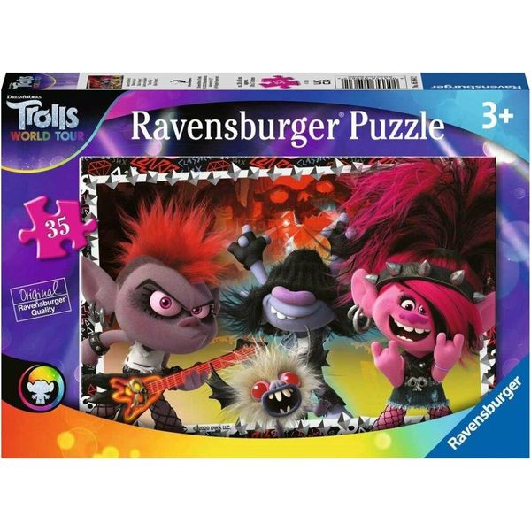 Ravensburger Trolls World Tour Puzzle 35 Pezzi-image