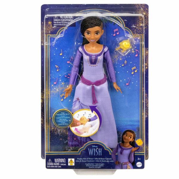 Mattel - HiszpańSka Lalka Asha Z Disney Wish Z Funkcją śPiewu - Premium Akcesorium-image