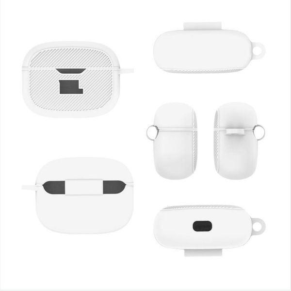Inf Custodia Protettiva In Silicone Per Auricolari Jbl Vibe Beam Bianco-image