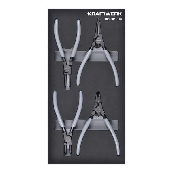 Kraftwerk Sicherungsringzangen 4-Tlg. 20X40 Einlage (105.301.010)-image