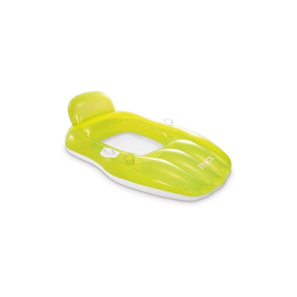 Intex 56805EU - Luftmatratze - Lounge Chill N' Float (163X104Cm) Poolmatratze GrüN-image