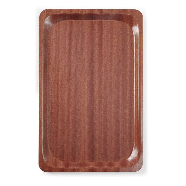 Vassoio Di Servizio, Rettangolare, Antiscivolo, Laminato, Amerbox, Gn 1/1, Mogano, 325X530Mm-image